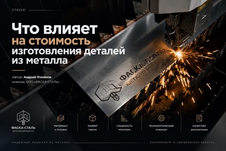 стоимость изготовления деталей из металла